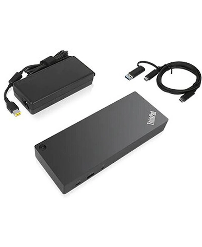 Lenovo ThinkPad Hybrid Usb Type-c Laptop Dock with Usb Type-a Adapter, Black