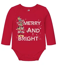 Disney Baby Boys 2-Piece Mickey Mouse Merry and Bright Bodysuit Pants Set