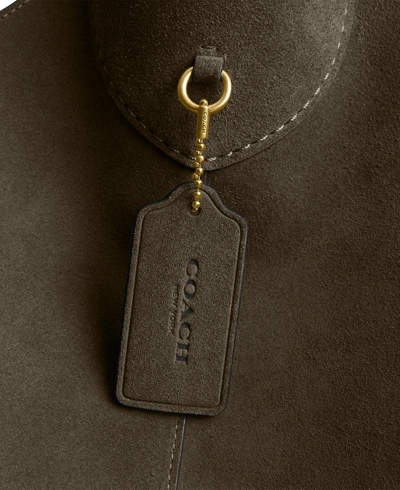 Coach Suede Brooklyn Extra-Large Shoulder Bag 39