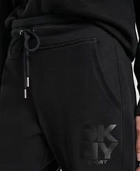 Dkny Women's Sport Stacked Transfer Logo Track Pants