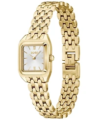Hugo Boss Women's Mae Petite Quartz Basic Mini Ionic Plated Thin Gold Steel Watch