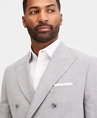 Michael Kors Men's Classic-Fit Double Breasted Mini Houndstooth Suit Separate Jacket