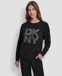 Dkny Jeans Petite Long Sleeves Sweatshirt