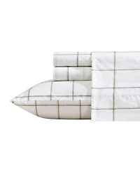 Closeout! Nautica Cotton Percale 3-Piece Sheet Set