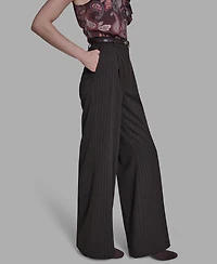 Bcbg Women's Pleated Wide Leg Pants