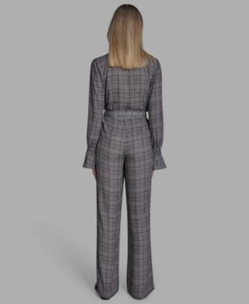 Bcbg Suits Blouse Wide Leg Pants