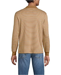 Lands' End Men's Long Sleeve Cotton Supima Polo Shirt