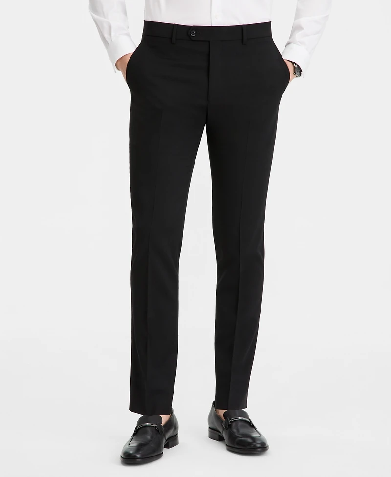 Tommy Hilfiger Men's Modern-Fit Wool Th-Flex Stretch Suit Separates Pant