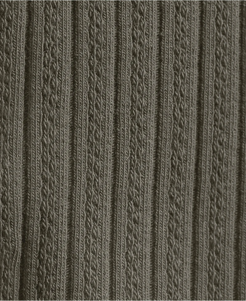 Lands' End Women's Plus Sleeveless Pointelle Rib Boat Neck Tank