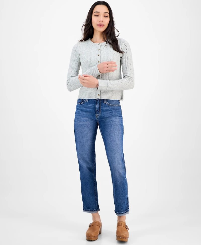 Lucky Brand Women's Pointelle Cardigan