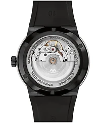 Movado Men's Bold Fusion Automatic Swiss Auto Black Silicone Watch, 43.50mm