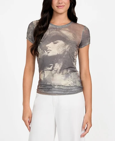 Guess Women's Nostalgia Short Sleeve T-Shirt