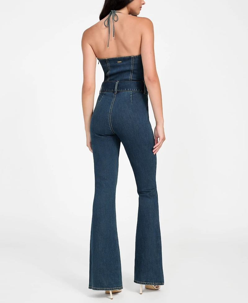 Guess Women's Rebel Halter Neck Jumpsuit