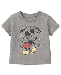 Disney Baby Boys 3-Piece Mickey Sweatshirt, Top and Jogger Pants Set
