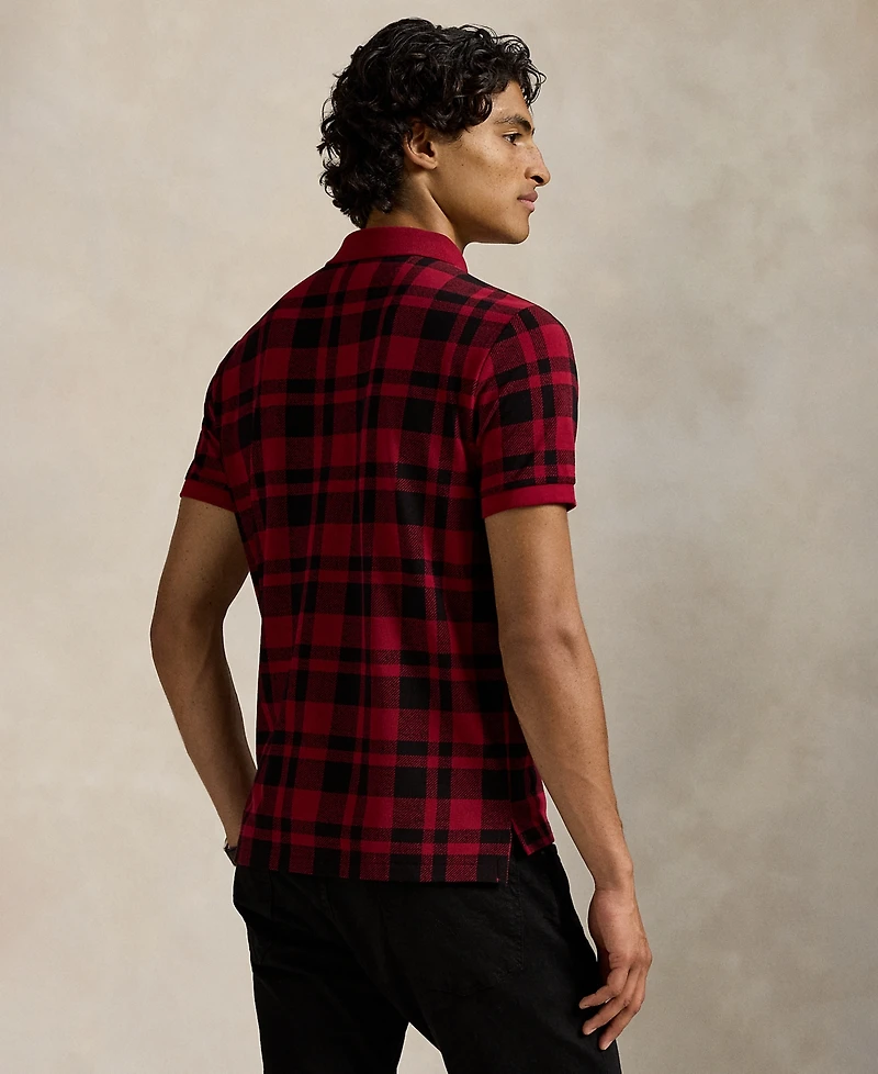 Polo Ralph Lauren Men's Holiday Short Sleeve Polo Shirt - Edged Overcheck