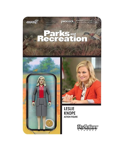 Super7 Leslie Knope Parks and Recreation ReAction Figure