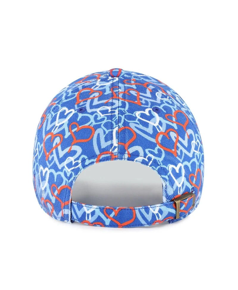 '47 Brand Big Girls Royal New York Mets Mural Clean Up Adjustable Hat