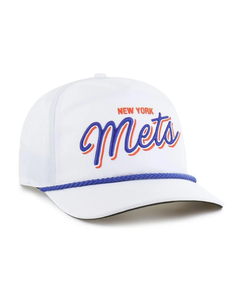 '47 Brand Men's White New York Mets Brrr Fairway Hitch Adjustable Hat