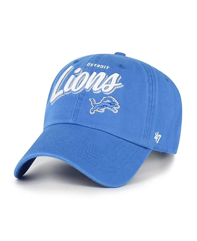 '47 Brand Women's Blue Detroit Lions Ariana Clean Up Adjustable Hat