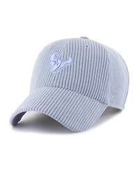 '47 Brand Women's Light Blue Houston Texans Mellow Corduroy Clean Up Adjustable Hat