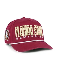 '47 Brand Big Boys and Girls Garnet Florida State Seminoles Byline Hitch Adjustable Hat