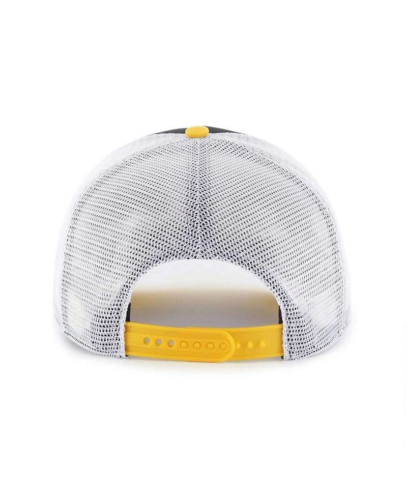 '47 Brand Big Boys and Girls Black/Gold Missouri Tigers Super Stripe Hitch Adjustable Trucker Hat