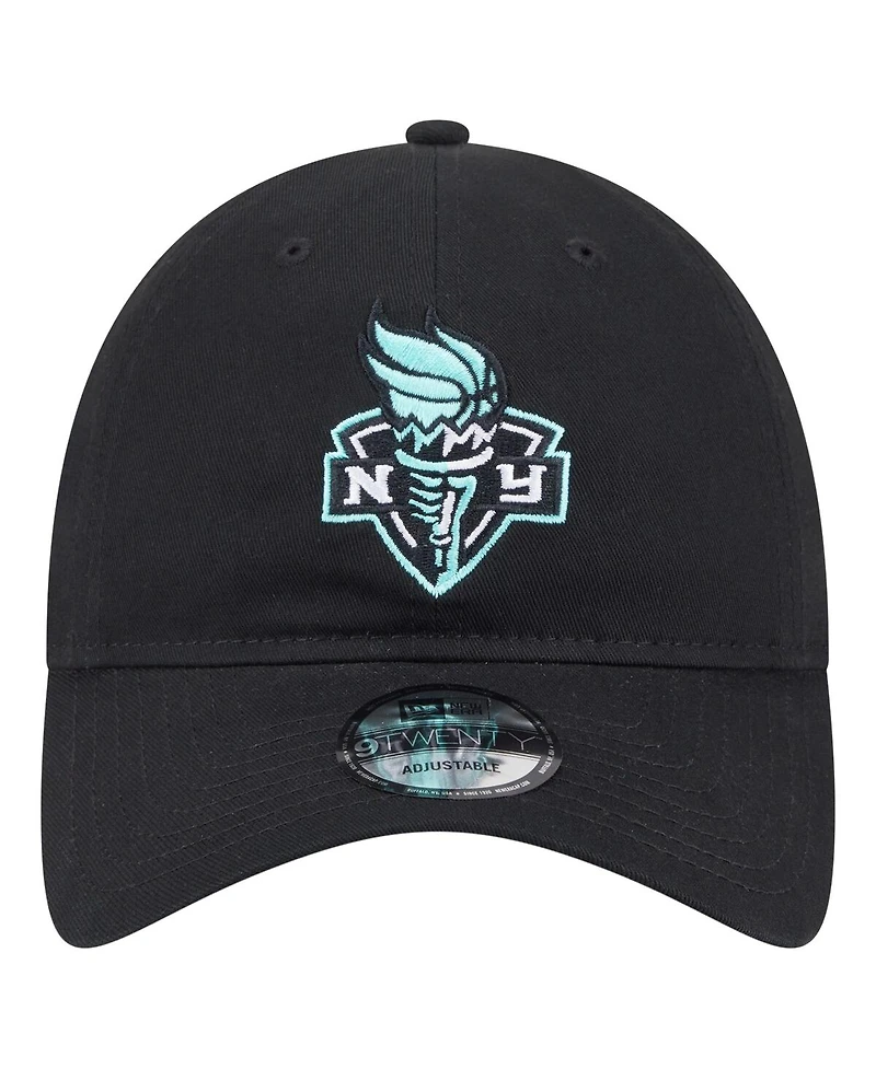 New Era Men's and Women's Black New York Liberty 9TWENTY Established Date Side Patch Hat