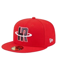 New Era Men's Red Houston Rockets Deceptor 59FIFTY Fitted Hat