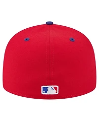 New Era Men's Bryce Harper Red Philadelphia Phillies 59FIFTY Fitted Hat