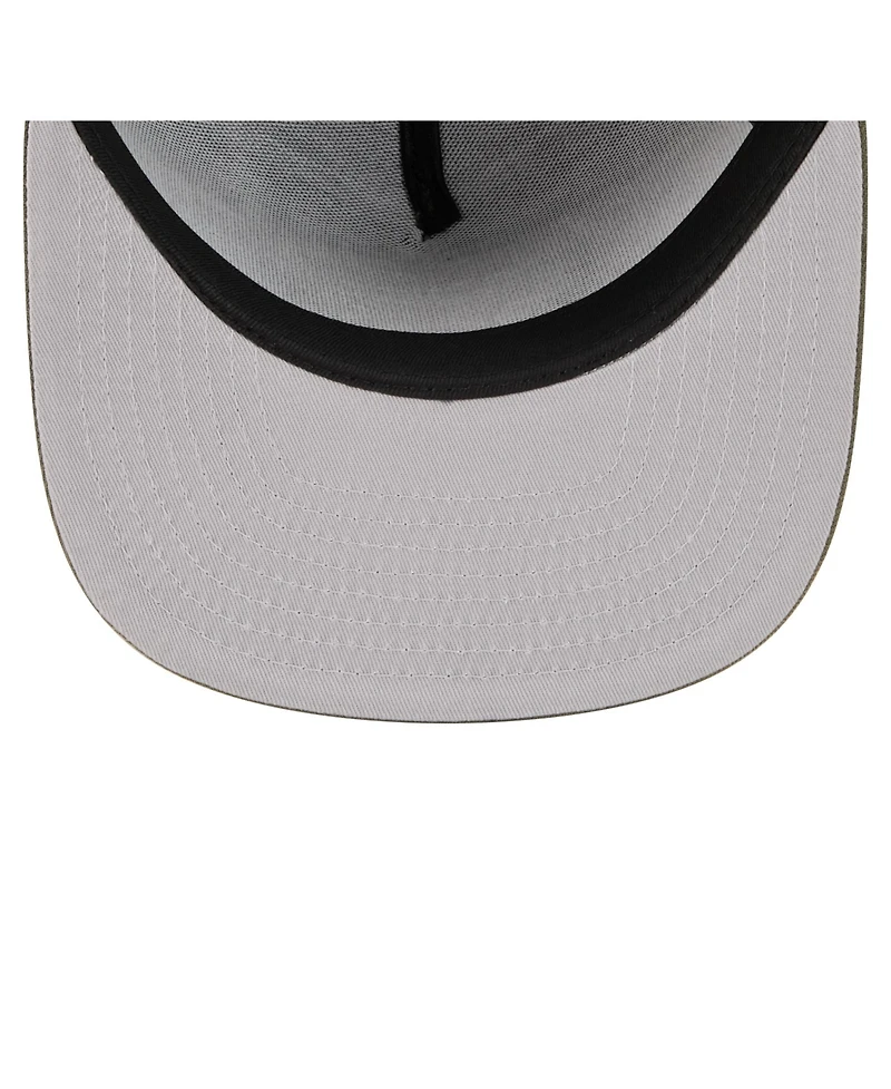 New Era Men's Olive Chicago Bears Color Pack A-Frame 59FIFTY Fitted Hat