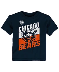 Outerstuff Toddler Navy Chicago Bears Teamwork T-Shirt