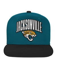 Outerstuff Big Boys and Girls Teal Jacksonville Jaguars Essentials Adjustable Hat