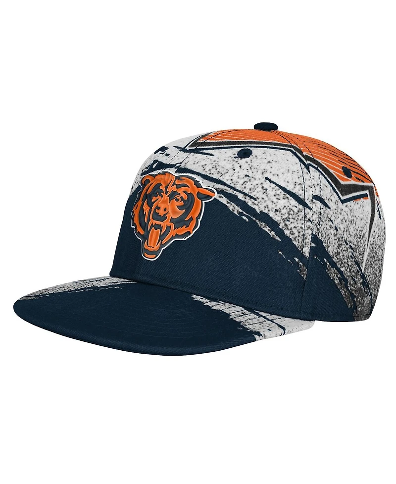 Outerstuff Big Boys and Girls Navy Chicago Bears Make Noise Adjustable Hat