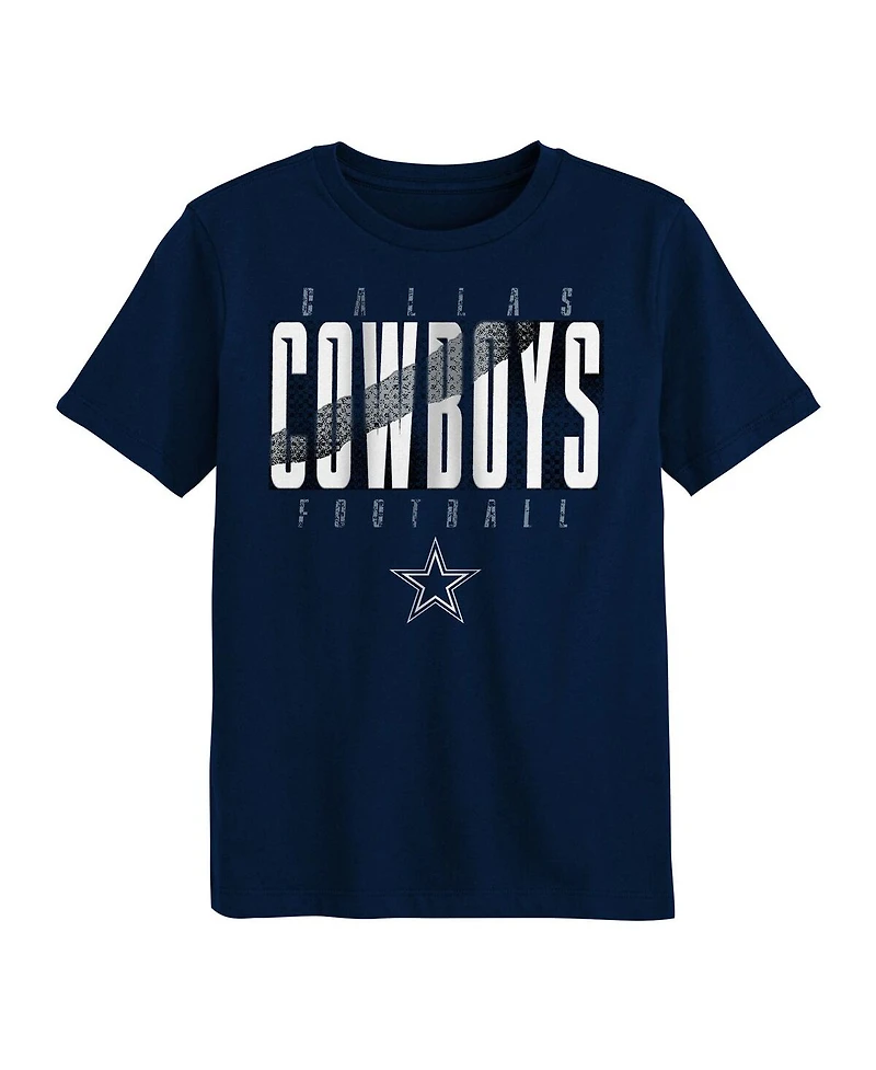 Outerstuff Preschool Navy Dallas Cowboys Posterize T-Shirt