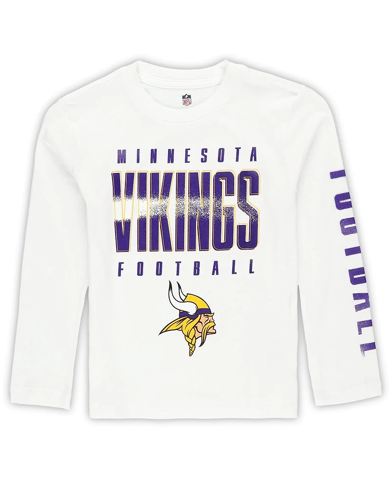Outerstuff Preschool Minnesota Vikings The Mix Combo T-Shirt Set