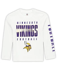 Outerstuff Preschool Minnesota Vikings The Mix Combo T-Shirt Set