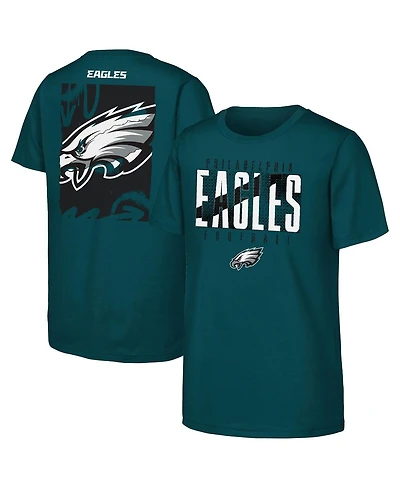 Outerstuff Big Boys and Girls Green Philadelphia Eagles Posterize T-Shirt