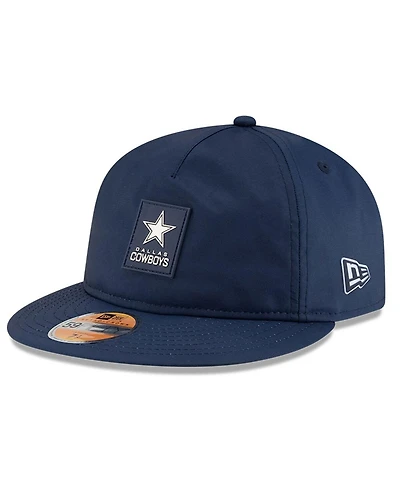 New Era Men's Navy Dallas Cowboys 2025 Sideline Retro Crown 59FIFTY Fitted Hat