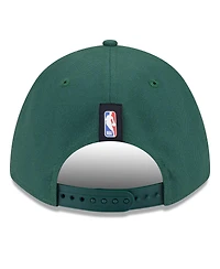 New Era Men's Hunter Green Milwaukee Bucks 2025 Nba Draft M-Crown A-Frame 9FORTY Adjustable Hat