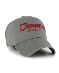 '47 Brand Men's Dark Grey Washington State Cougars Vault Clean Up Adjustable Hat