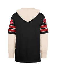 '47 Brand Men's Black Kansas City Chiefs Split Zone Cornerback Duo Hoodie