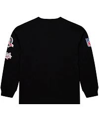 Mitchell & Ness Men's Black New England Patriots Training Camp Vintage Logos Long Sleeve T-Shirt