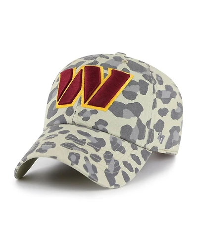 '47 Brand Women's Gray Washington Commanders Bagheera Clean Up Adjustable Hat