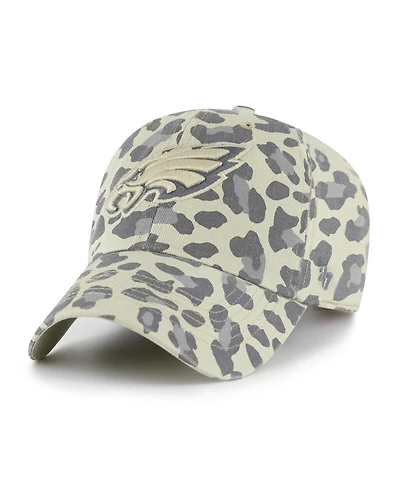 '47 Brand Women's Gray Philadelphia Eagles Bagheera Clean Up Adjustable Hat