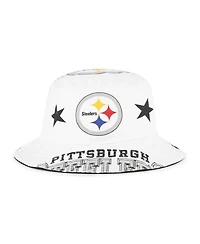 '47 Brand Women's White Pittsburgh Steelers Energize Bucket Hat