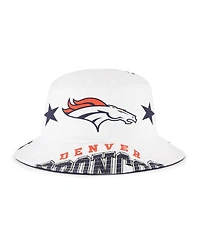 '47 Brand Women's White Denver Broncos Energize Bucket Hat