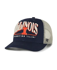 '47 Brand Men's Navy Illinois Fighting Illini Arid Adjustable Trucker Hat