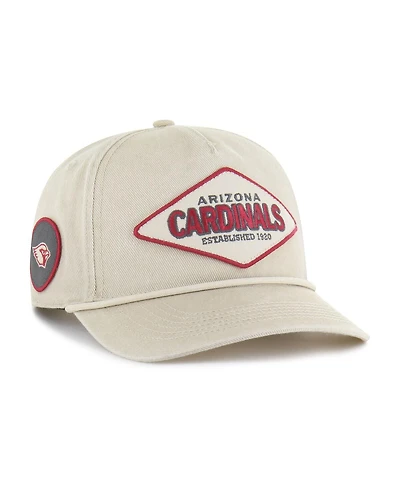 '47 Brand Men's Khaki Arizona Cardinals Cairn Hitch Adjustable Hat