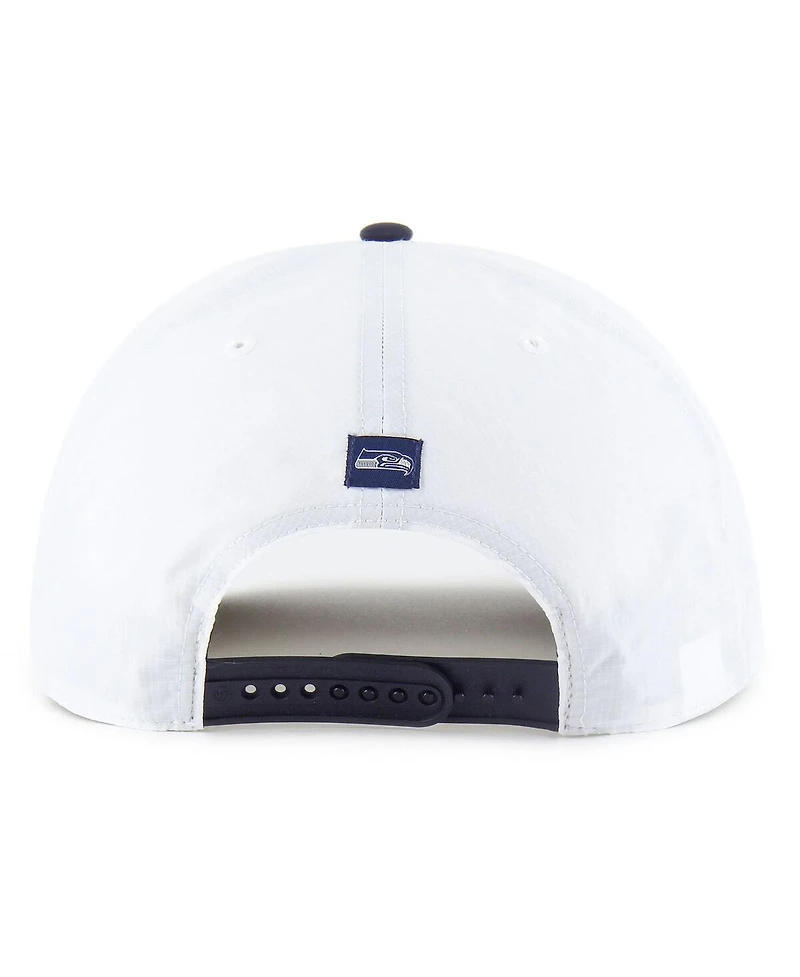 '47 Brand Men's White/College Navy Seattle Seahawks Suburbia Hitch Two-Tone Adjustable Hat