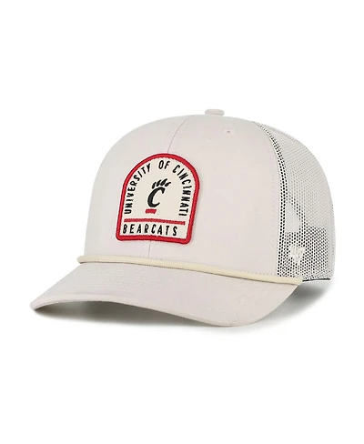 '47 Brand Men's and Women's Cream Cincinnati Bearcats Core Inline Gravestone Adjustable Trucker Hat